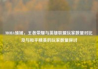 MOBA领域，王者荣耀与英雄联盟玩家数量对比及与和平精英的玩家数量探讨