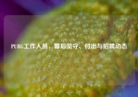 PUBG工作人员，幕后坚守、付出与招聘动态
