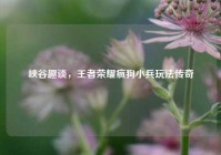 峡谷趣谈，王者荣耀疯狗小兵玩法传奇