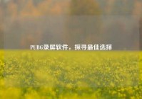 PUBG录屏软件，探寻最佳选择
