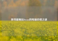 探寻能畅玩Steam的电脑价格之谜