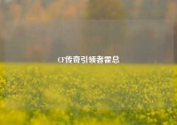 CF传奇引领者霍总