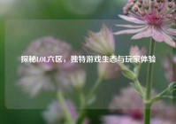 探秘LOL六区，独特游戏生态与玩家体验