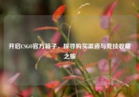 开启CSGO官方箱子，探寻购买渠道与竞技收藏之旅