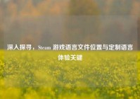 深入探寻，Steam 游戏语言文件位置与定制语言体验关键