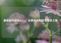 重装机兵登陆Steam，经典游戏的新生传承之旅