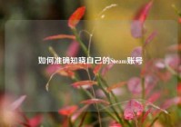 如何准确知晓自己的Steam账号