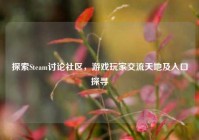 探索Steam讨论社区，游戏玩家交流天地及入口探寻