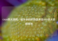 CSGO烈火涂鸦，枪火中的炽热艺术及AWP烈火价格探寻