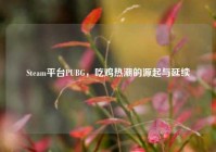 Steam平台PUBG，吃鸡热潮的源起与延续