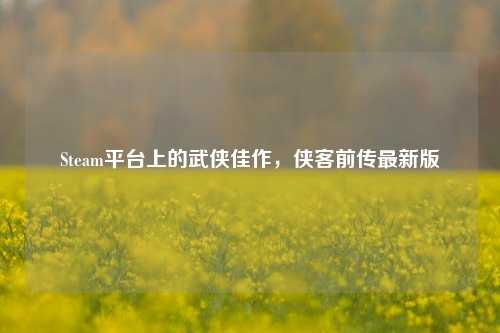 Steam平台上的武侠佳作,侠客前传最新版