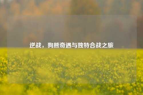 逆战,狗熊奇遇与独特合战之旅