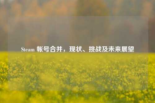 Steam 帐号合并，现状、挑战及未来展望