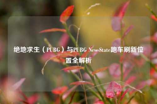绝地求生（PUBG）与PUBG New State跑车刷新位置全解析