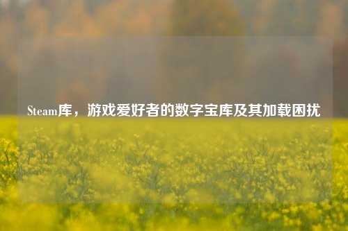 Steam库,游戏爱好者的数字宝库及其加载困扰