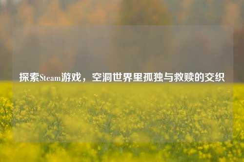 探索Steam游戏，空洞世界里孤独与救赎的交织