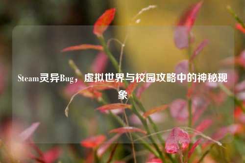 Steam灵异Bug，虚拟世界与校园攻略中的神秘现象