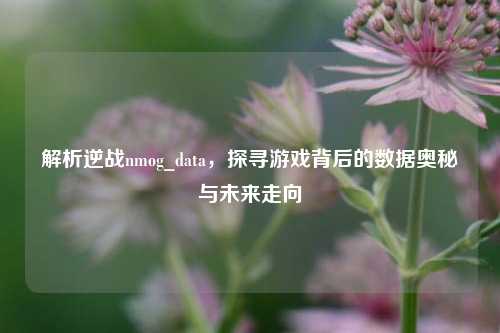 解析逆战nmog_data，探寻游戏背后的数据奥秘与未来走向