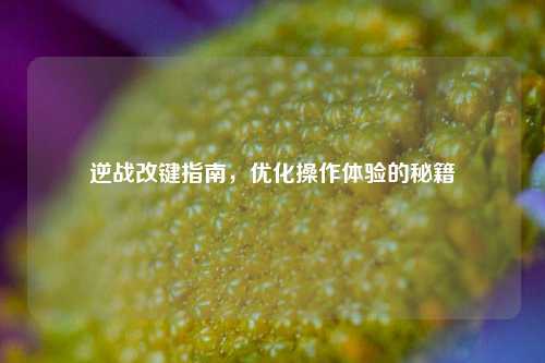 逆战改键指南，优化操作体验的秘籍