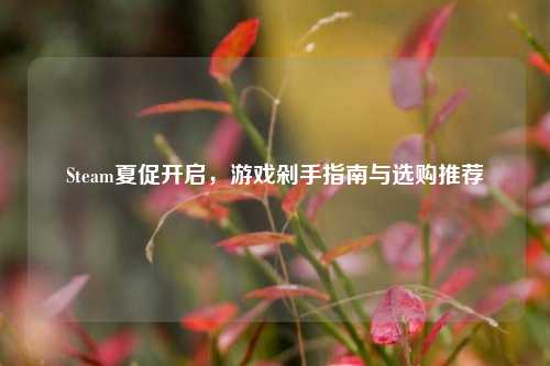 Steam夏促开启，游戏剁手指南与选购推荐