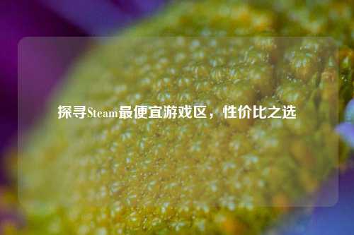 探寻Steam最便宜游戏区,性价比之选