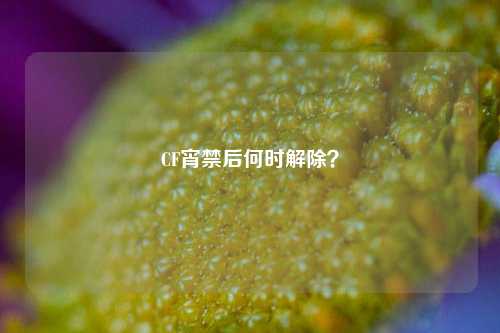 CF宵禁后何时解除？
