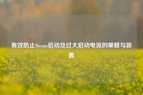 有效防止Steam启动及过大启动电流的策略与装置
