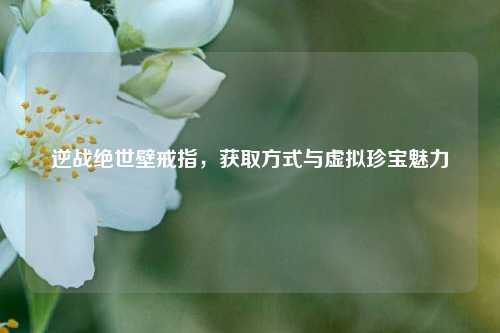 逆战绝世壁戒指，获取方式与虚拟珍宝魅力