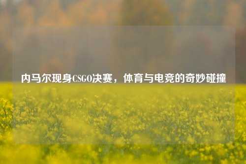 内马尔现身CSGO决赛,体育与电竞的奇妙碰撞
