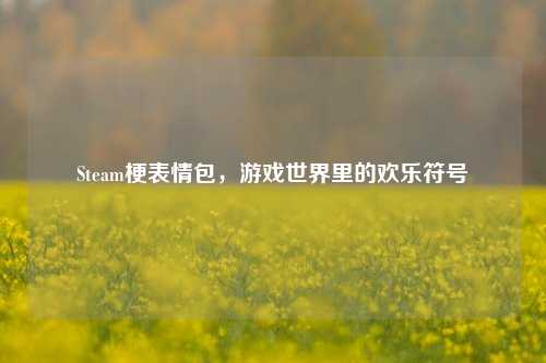 Steam梗表情包，游戏世界里的欢乐符号