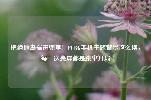 把绝地岛揣进兜里！PUBG手机主题背景这么换，每一次亮屏都是跳伞开局