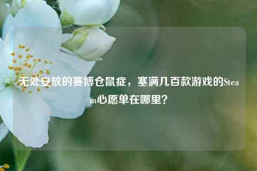 无处安放的赛博仓鼠症,塞满几百款游戏的Steam心愿单在哪里?