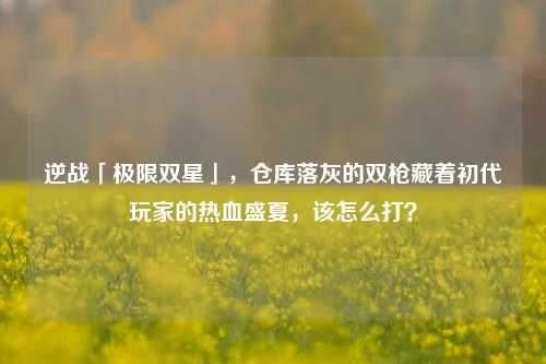 逆战「极限双星」,仓库落灰的双枪藏着初代玩家的热血盛夏,该怎么打?